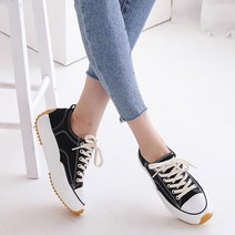 프리센스 폭신폭신 키높이 캔버스 스니커즈 4color