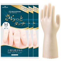 3개/SHOWA 나이스 핸드 기모 고무 장갑 3종(S M L) 택1, 대(L)