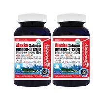 알라스카 연어오메가3 비타민D 180캡슐 2박스