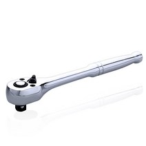 네이코 03102A 0.9cm(3 8인치) 드라이브 래칫 핸들 20.3cm(8인치) Cr-V 스틸 바디 퀵 릴리스 72개의 톱니 타원형 헤드