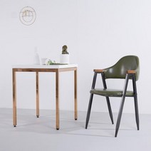 아트박스/가구느낌 비올렛목재팔걸이 체어 카페 식탁의자, 비올렛목재팔걸이-브라운