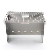 솔로 스토브 개인 화로 우드 스토브 1인 접이식 캠핑화로대 바베큐 도구 실내 야외 미니, 바베큐 오븐