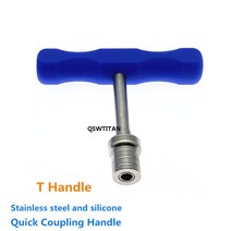 Bone Screw Extractor Quick Coupling Handle Hex Star Drill Hollow Mill for Removal Orthopedics Surgic, 34 Quick handle-D