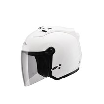 솔 헬멧 SOL 27S 솔리드 화이트 오토바이 바이크 오픈페이스 하프페이스 반모 스쿠터 PCX NMAX 포르자 XMAX, M