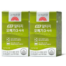 고려은단 퓨어 알티지 rTG 오메가3 이지 60캡슐, 7개