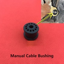 포드 포커스 MK2 Fiesta 기어 박스 링키지 케이블 부싱 수리 키트 MT 풀 헤드 시프터 레버 웨어러블 2006, 01 Manual bushing, 01 Manual bushing