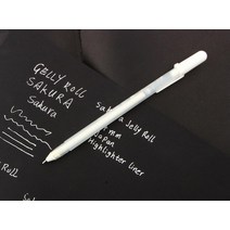 일본 수입 젤리 롤 0.8mm 화이트 젤 펜 하이라이트 라이너 아트 마커 디자인 만화/만화 그림 용품 1 개, 한개옵션0