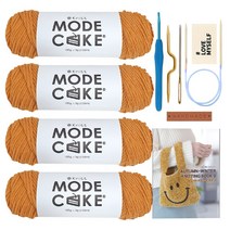[니뜨] 모드케이크(100g) 뜨개실 x 4볼 + DIY 세트, 05_머스타드