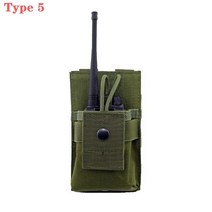 무전기 파우치 멜빵 가방 보관함전술 Molle 라디오 주머니 워키 토키 홀더 가방 허리 벨트 팩 나일론 휴대, 19 Type 5