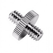 양쪽 듀얼 어댑터 1/4인치 나사 스터드 볼트 카메라, 상세페이지 참조