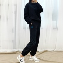 스토리원 여성 2pcs 쭈리 맨투맨 트레이닝 바지 홈웨어 RKWM-SET26