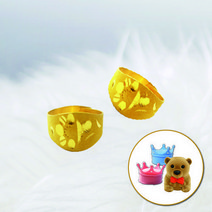 [골드원][무료각인/선물포장] 24K 순금 돌반지 1.875g 꽃반지 (돌반지 반돈)