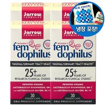 자로우 4병 여성 펨 도피러스 50억 30캡슐 냉장보관용 Fem Dophilus, 4개