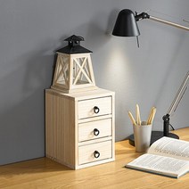 DJAGSO 가구 수납 프렌트리 미니 3단서랍장 GN-11, 02.미니3단(컬러)