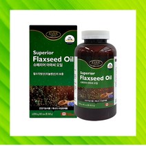 [슈페리어]캐나다 아마씨오일 리놀렌산 365캡(1년분), 1병, 1000mgX365캡슐