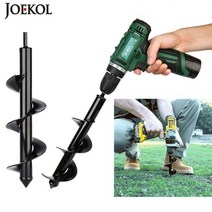 땅파는기계 땅파기 탄소강 planter 정원 오거 나선형 드릴 비트 꽃 심기 구멍 파는, 5x18cm