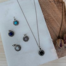 동그라미 은목걸이