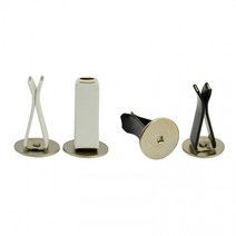 차량송풍구 클립 에어컨 꽂이 DIY DD-10242, 원형 블랙