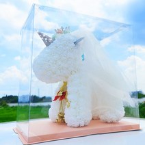 결혼기념일 1주년 선물 곰돌이꽃 장미 곰돌이 a01, E