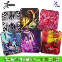 익스트림 XTREME 버팔로 가죽 그래픽 볼타월 볼링용품 볼타올, 4. 틸/블루
