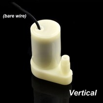지하수펌프소형 잠수정 펌프 DC 3W 분수 수직 미니 USB 플러그 워터 3V 4.5V 6V 1 피스, 02 Vertical bare wire