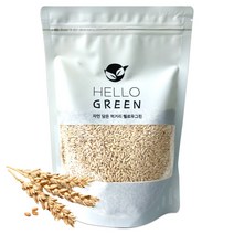 헬로우그린 통귀리 500g(팩) 오트밀 귀리 귀리쌀 귀리밥, 1개