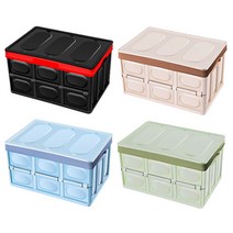 메이스 리빙박스 수납 정리함 폴딩박스 옷 정리 옷장 서랍 팬트리 다용도 플라스틱 수납함, 01.마린박스 55L_블랙