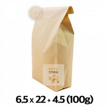 블레스팩 종이 크라프트 M방 스탠드 원두 커피 봉투 100g 50매 아로마 밸브, 단품, 단품