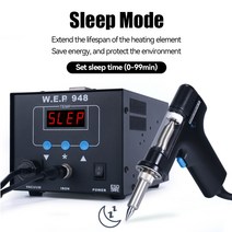 기상관측기 풍속계 장비 디지털 온도기 습도기 날씨 WEP 948 흡입 주석 총 Desoldering 역 90W 자동 차단, 한개옵션1, 04 240VAU