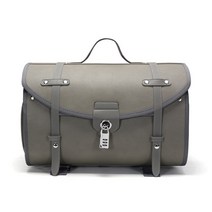 클래식 스쿠터 리어백 탑박스 가죽 오토바이 가방 베스파 로얄, 레드