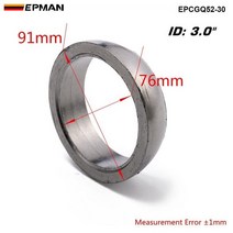 자동차가스켓 개스킷 epman 배기 donut graphite for universal downpipe to catback 도넛 머플러 플랜지 epcgq52, 3인치