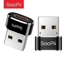 Soopii C타입 to USB 변환젠더 GD01, 블랙