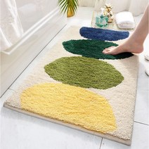 [홈니드] 상큼이주방욕실나뭇잎발매트 욕실발매트 미끄럼방지매트 주방매트 베란다매트 주방발매트 화장실매트 욕실매트 발매트 현관발매트, 베이지