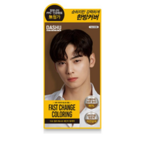 다슈 컬러 패스트 체인지 새치전용 염색제, 자연갈색, 6개