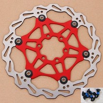 자전거 자전거 산맥 MTB 도로 브레이크 플로트 플로팅 디스크 로터 플레이트 160mm New, 빨간색