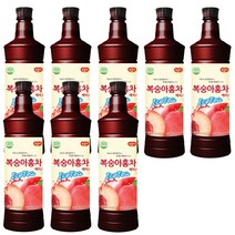 광야식품 복숭아홍차 베이스 아이스티 970ml, 8개