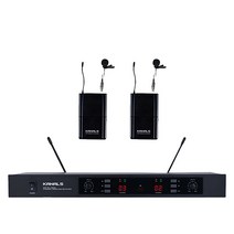 카날스BK-8200 900MHz 2CH 무선마이크 행사용 강의용, BK-8200(핀형+핀형)
