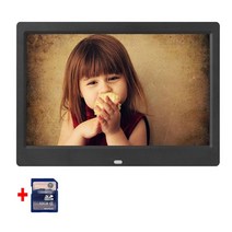 전시용모니터 승강기 디지털액자 스마트 전자앨범 10.1 인치 hd 사진 프레임 hd, 우리 플러그, 블랙 32GB