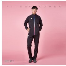 핏섬 배드민턴 남성 트레이닝복 상의 (BK 110) 익스퍼트 트레이닝복 민턴로그