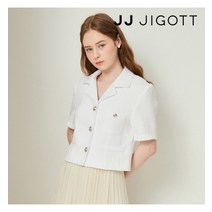 JJ지고트 (JJ지고트) 백 슬릿 코튼 크롭 점퍼 GN5P0JP53