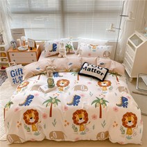 앤티크 유화 아메리칸코튼 이불커버세트 퀸침대커버 귀여운 파스텔 사계절 순면 이불커버