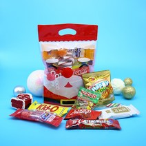 X-MAS 산타 간식 지퍼백 유치원 어린이집 단체행사