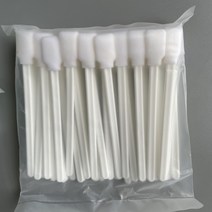 50 pcs 거품 머리 인쇄 면봉 스틱 쓰기 기계 프린터 플로터 대형 플랫 침대 대 한 스왑, 02 White handle type