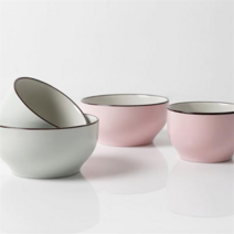 일상이 즐거워지는 도자기 공기&대접, 파스텔가든_공기/대접4P