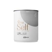 KCC 숲으로셀프 철재용 노블그레이 1L 광택(에그쉘) 현관문 금속 친환경프리미엄 홈인테리어페인트