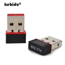 네트워크 랜카드 Kebidu2019 미니 150Mbps USB WiFi 어댑터 무선 카드 LAN 150M 802.11n/g/b wi-fi PC 컴퓨터 용 wi fi
