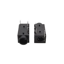 오인페 10Pcs PJ-320A 3.5mm 오디오 잭 소켓 커넥터 4Pin DIP 인터페이스 어댑터 20/50/100/200PCS, [05] 200Pcs