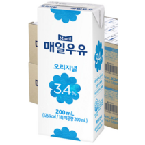 매일유업 매일우유 멸균우유 오리지널, 24팩, 200ml