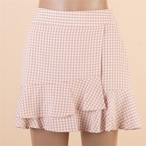 트렌드컬렉션 트랜드컬렉션 NC08 깅엄체크랩 스커트 TRSK22556 (8642503)