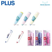 플러스 수정테이프 연핑크 낱개, 1개